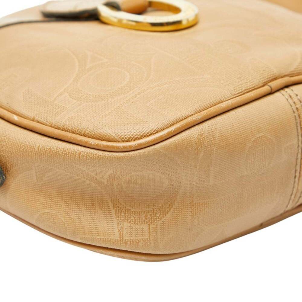 CHRISTIAN DIOR Brown Leather Trotter Shoulder Bag - Picture 5 of 9